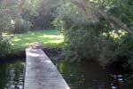 A look back from the dock after hole 13. 